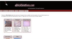 Desktop Screenshot of ebricksolutions.com
