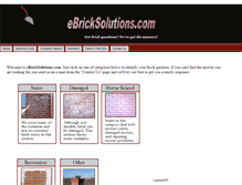 Tablet Screenshot of ebricksolutions.com